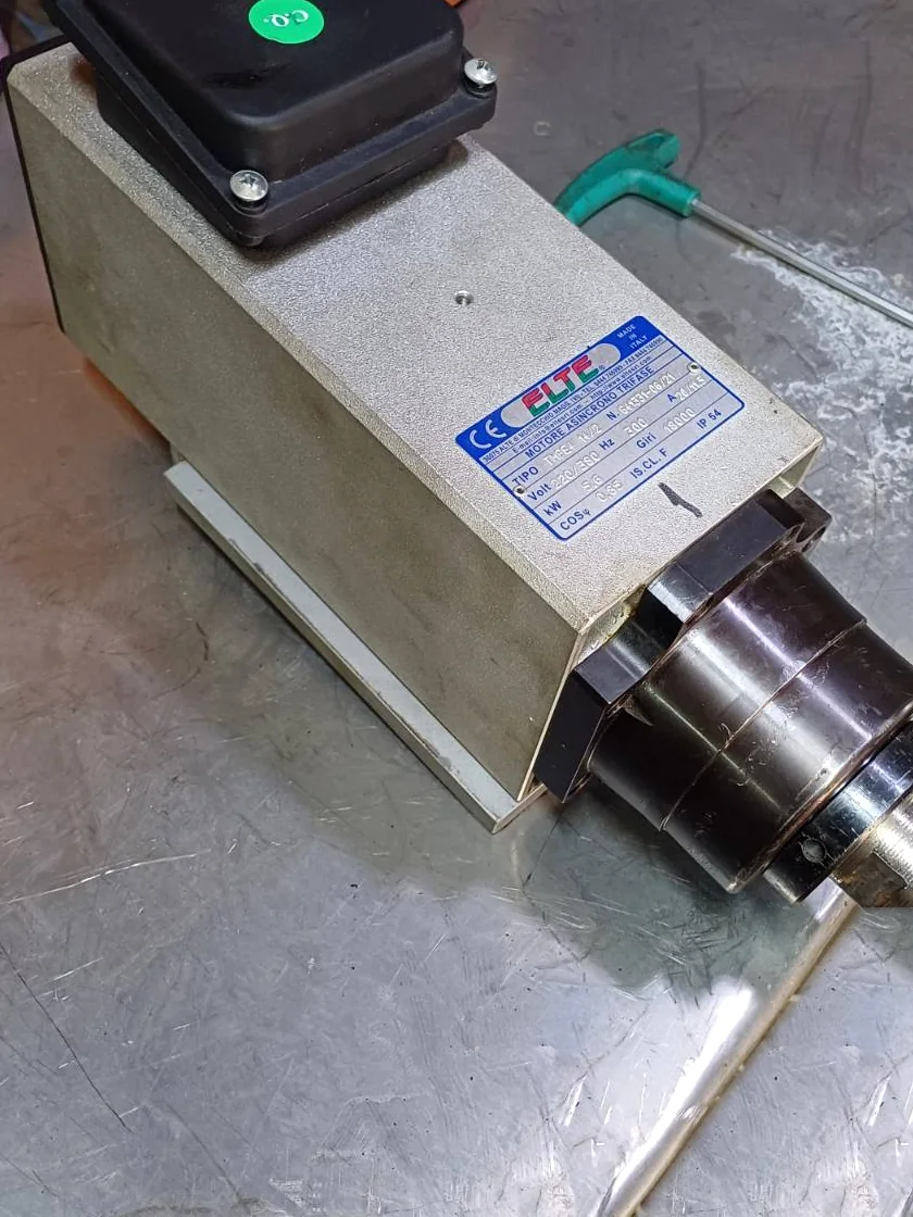 ELTE spindle in our workshop after bearing replacement