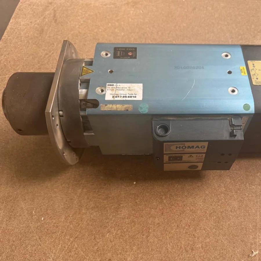 HSD electrospindle with HSK F63 from a Homag CNC router, in for repair