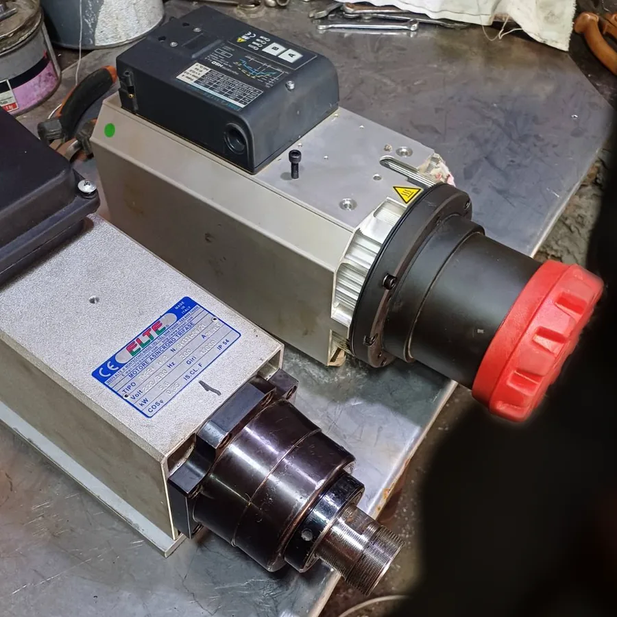 Router spindles HSD and ELTE in for service
